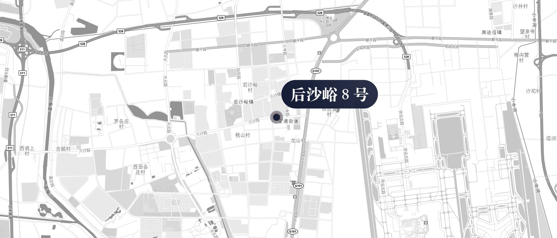 材库CAIKU · 顺义区裕华路23号 · 展厅区位图